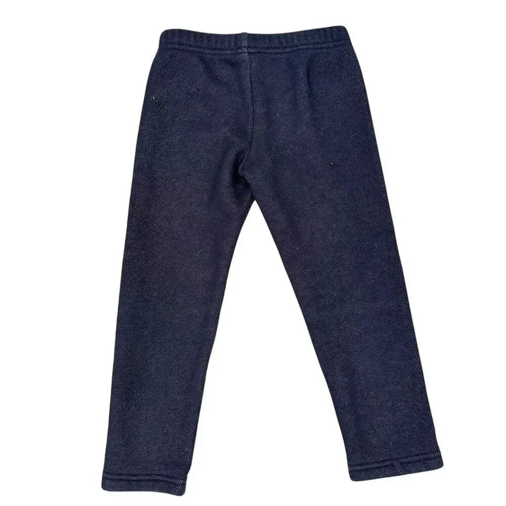 GAP Kids Sherpa-Lined Leggings Denim 3T